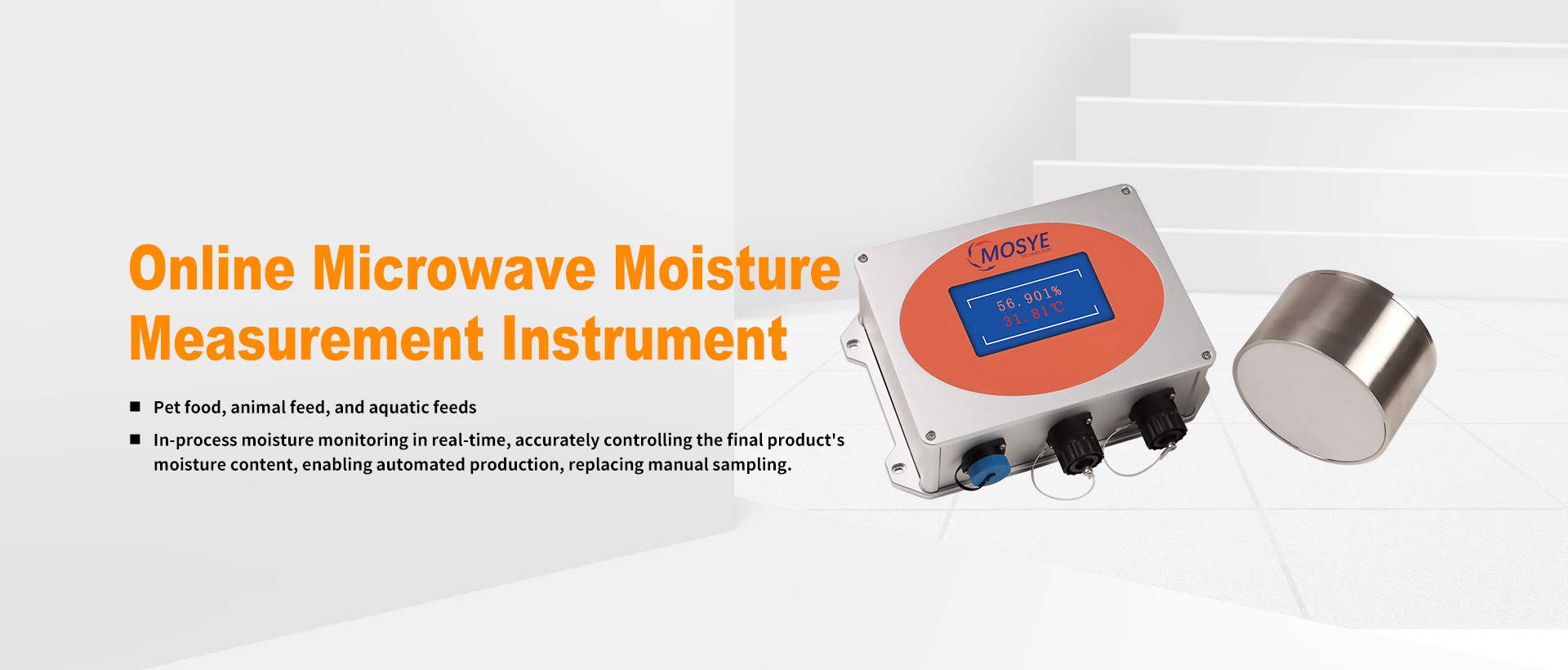 Online Microwave Moisture Measurement Instrument